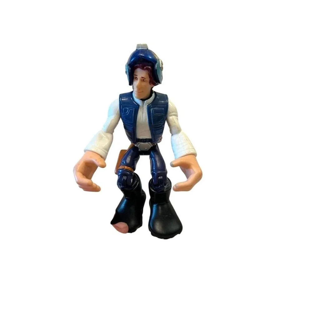 2005 Hasbro Star Wars Han Solo Action Figure w/‎ Helmet Accessory